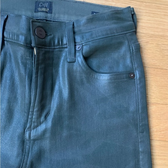 Citizens of Humanity Rocket High Rise Skinny Coated Camo Jeans size 25 - Picture 6 of 14